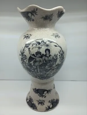 $21.17 • Buy Vintage Large Beautiful Ceramic Cherub Vase