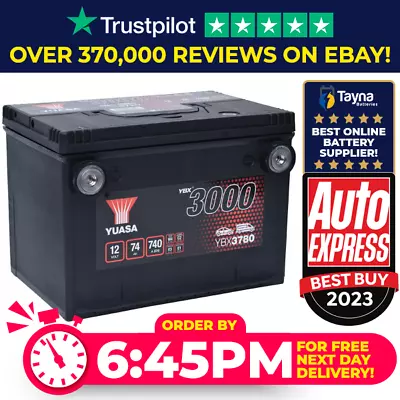 YBX3780 Yuasa SMF Car Battery 12V 74Ah • £104.52
