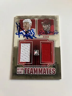 Kris Draper/Joe Kocur Dual Signed 2012/13 Motown Madness Relics Card # TM-10 • $39.99