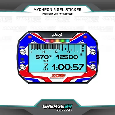 MS Kart Style Mychron 5 Gel Lap Timer Sticker • $19.88