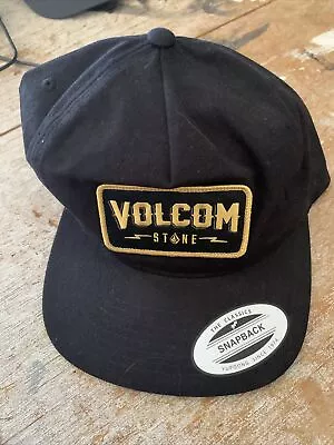 Volcom Stone Flex Fit Hat Mens Snapback Black Skater Core Grunge • $16.99