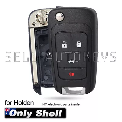 For Holden Commodore VF 2013-2017 4 Buttons Flip Remote Car Key Shell Case Fob • $9.67