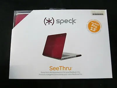Speck MacBook Pro 13-Inch Protective Hard Shell Case See Thru Pink NEW • $19.99