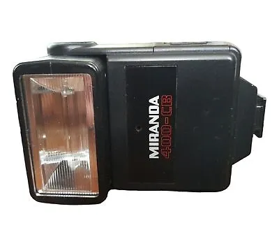 Miranda 400 CB Computerized Bounce Head Flashgun Flash Unit - Tested Working • £11.99