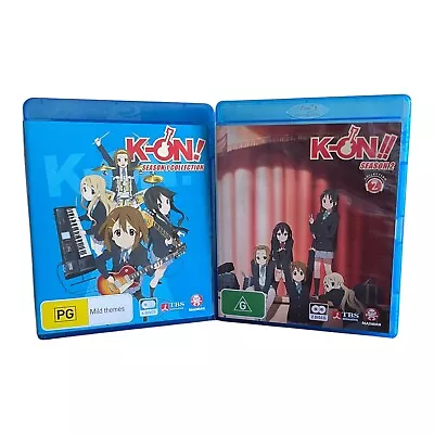 K-On! Season 1 Collection + Season 2 Collection 2 Blu-Ray - Region B/Anime 🐙 • $19.57