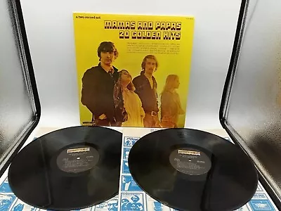 Mamas And Papas  20 Golden Hits  1973 Vinyl Double LP ABC Records DSX-50145 • $40