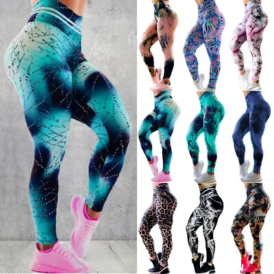 $18.49 • Buy Women  Digital Printed Yoga Pants Push Up High Waist Sports Leggings Gym Workout
