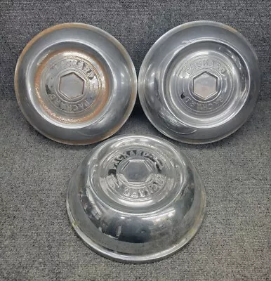 Vintage 1940s 1950s Packard Dog Dish HUB Caps Lot Of 3 • $80