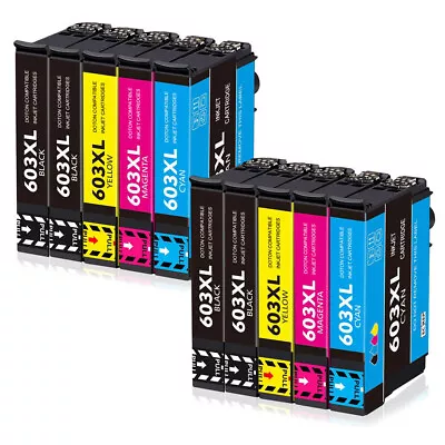 603XL Ink Cartridges With Epson XP-2100 XP2105 XP3100 XP3105 XP4100 WF-2830 LOT • £11.49