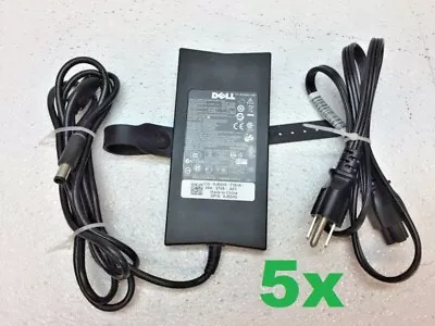 Lot Of 5 Genuine Dell PA-3E 90W 19.5V 4.62A Slim AC Power Adapters - GOOD TESTED • $39.99