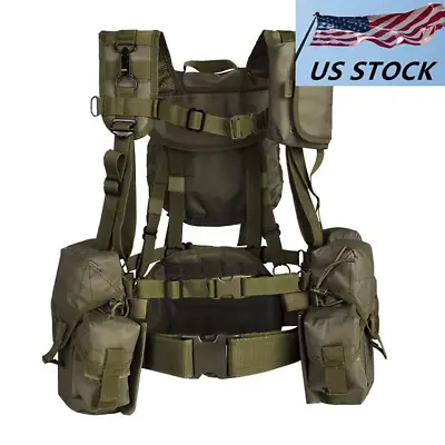 Russian SMERSH M1 Tactical Vest Chest Rig Green Set Tactical AK Backpack • $99.99