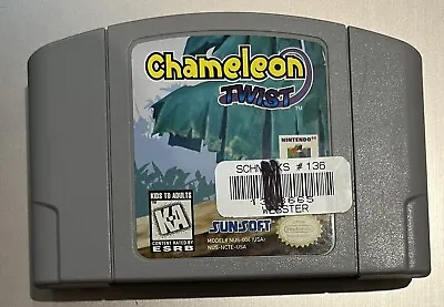 Nintendo 64 N64 Chameleon Twist Cartridge Only Tested & Working Read Desc. • $33.93
