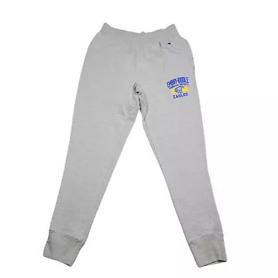 CHAMPION REVERSE WEAVE Sweatpants EMBRY-RIDDLE University Eagles Men's Medium  • $19.99