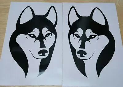 £5 • Buy Husky Car Van Body Panel Window Caravan Minivan Trailer Sticker Decal