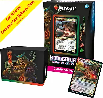  Magic The Gathering Kamigawa Neon Dynasty Upgrades Unleashed Commander Deck NEW • $57.90