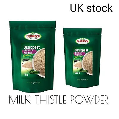 Targroch 100% Milk Thistle Powder Ostropest Plamisty Mielony Quality Supplement • £11.19