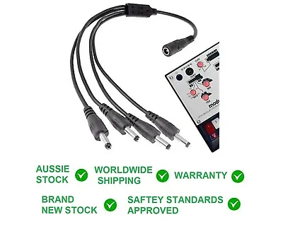 SHOCK ELECTRONIX SE35 4-Way Power Cable FOR 9V KORG VOLCA MIX Sample FM NuBass • $22.90