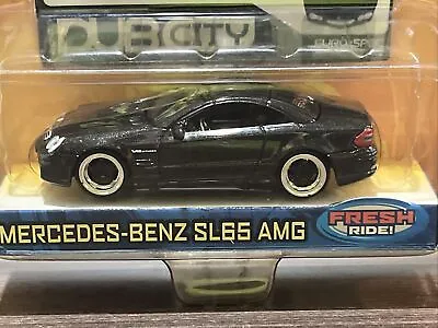 Mercedes-benz Sl65 Amg Black 1/64 Dub City Euro-spec Jada Toys Diecast Car Rare • $13.99