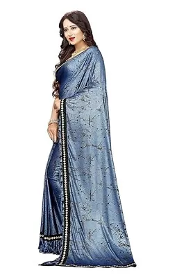 Magneitta Women's Imported Fabric Fancy Frill Ruffle Saree • $25