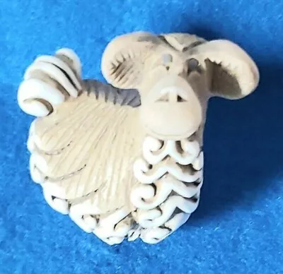Vtg Artesania Rinconada Pottery Figurine Llama Vicuna Baby #68 Retired Uruguay • $29.99