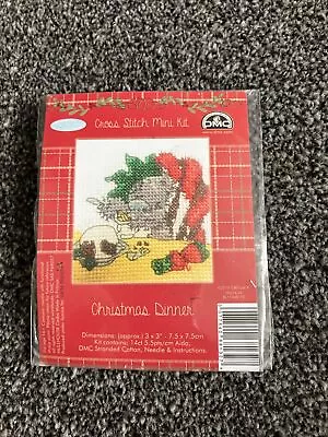 Me To You Mini Christmas Kit Christmas Dinner New Cross Stitch Kit • £2.50