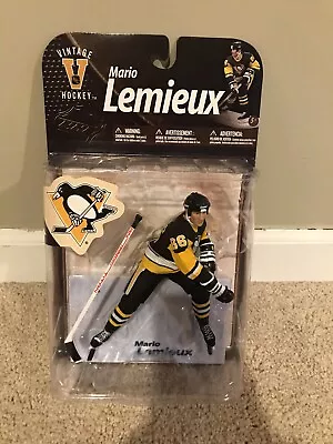 Mario Lemieux Penguins Black Jersey Vintage Mcfarlane • $39.99