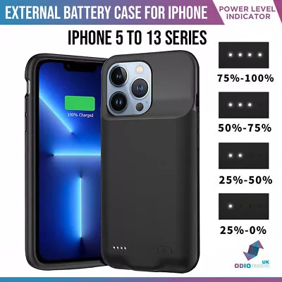 £21.96 • Buy External Battery Case Power Charger Charging Cover For IPhone 6s 7 8 SE 14+ Bank
