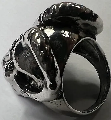 Men's Octopus Skull Biker Punk Rock Fashion Ring Pirate Stainless Steel UK • £5.99