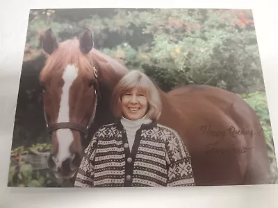 RARE Vtg MINT Childrens Author Jan Brett Autographed Photo Club Horse EvezBeadz • £46.33