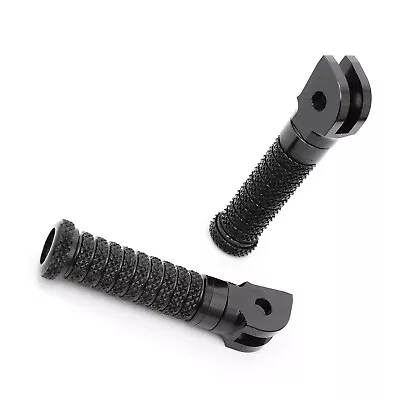 RRING Black Anti Slip Front Foot Pegs For Ducati Scrambler 1100 18 19 • $47.31