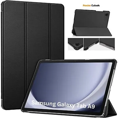 For Samsung Galaxy Tab A9 8.7  Case Smart Book Stand Tablet Cover X110 X115 2023 • £8.90