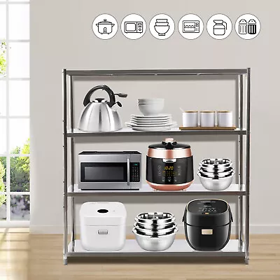 Stainless Steel Commercial Kitchen Shelf Restaurant Storage Rack Garage Shelving • $128.25