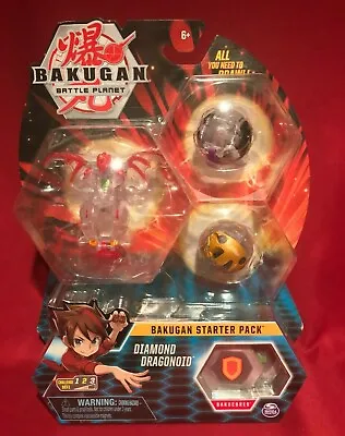 $74.99 • Buy Bakugan Battle Planet Brawlers DIAMOND DRAGONOID Starter Pack *NEW* Spin Master