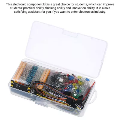 Basic Starter Electronics Components Set Tie-points Breadboard Resistor U9R9 • $28.18