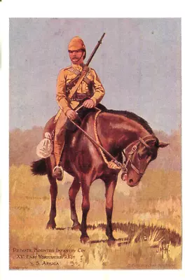 Modern Postcard XV East Yorkshire Regiment Private Of The Mounted Infantry Coy • £1.45