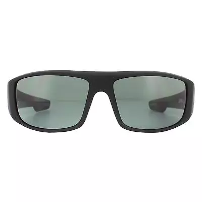 Spy Sunglasses Logan 670939973863 Soft Matte Black HD Plus Gray Green • $88