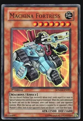 1996 (1 Of 2) Machina Fortress Ultra Rare Holo #SDMM-EN001 1st Edition Card • $2.24