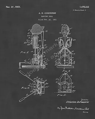 Siam Sue Victrola Gramophone Phonograph Toy Patent Print - Sheet 2 - Chalkboard • $9.49