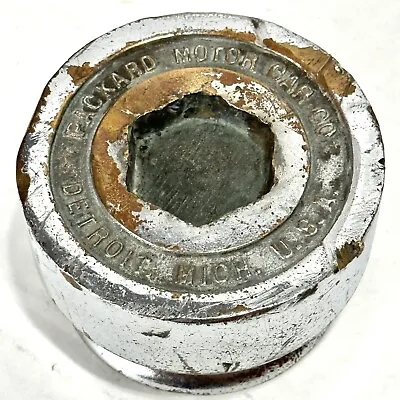 Rare 1910’s Packard Brass Threaded Screw-on Hubcap Hub Grease Cap Nut Antique • $55