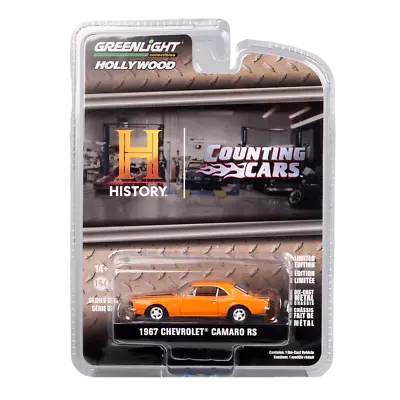 1/64 Greenlight Chevrolet Camaro RS 1967 Diecast Car Toy Model Orange Chevy • $24.75