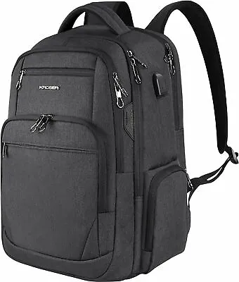 Travel Laptop Backpack 15.6-17.3 Inch Large Water-Repellent USB Charging Port AU • $120.28