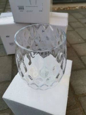 £25 • Buy 3 X Light Shades - Glass Dimpled Effect (new - One Box Opened For Pictures)