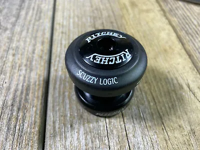 RITCHEY SCUZZY LOGIC THREADLESS HEADSET 1-1/8 FORK 30mm RACE 34mm CUPS OD • $31.99