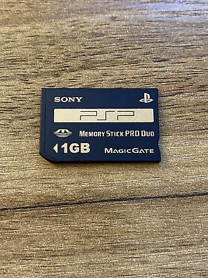 Sony 1GB PSP-MP1G Memory Stick Pro Duo Genuine Memory Card For PSP / Camera • $17.99