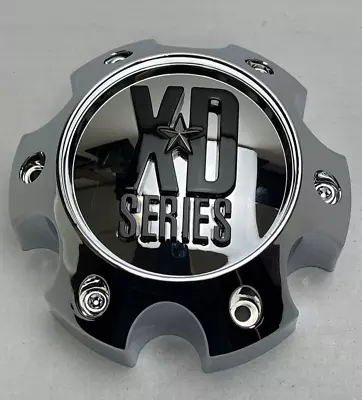 *USED KMC XD Series Chrome Wheel Center Cap SCREWS NOT INCLUDED 1079L145 • $19.99