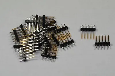 Lot Of 25 22-28-5054 Molex Unshrouded Connector Header 5 Pos 2.54mm Kinked Pin • $4.18