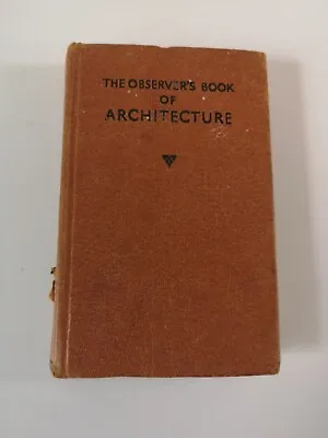 The Observers Book Of Architecture 1958 Small Vintage Handbook • £6.18