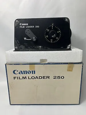 Vintage Cannon Film Loader 250 Film Magazine X2 Made In Japan New Old Deadstock • $398.98
