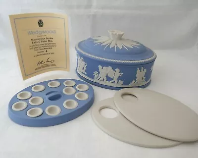 WEDGWOOD Masterpiece Series Ladies Blue Jasperware Paint Box 3/200 • $699.99