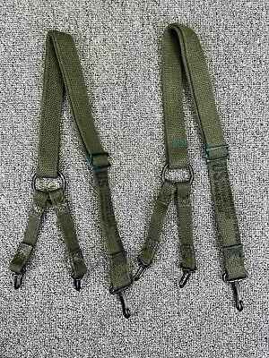 AUTHENTIC WWII WW2( Or Postwar ) USMC M1941 M41 P1941 P41 Y SUSPENDERS • $35